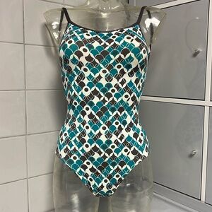 Motionwear Mod-Pattern Ballet Leotard S NWT